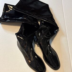 SCHUTZ Kaolin Black Patent Leather Over Knee boot NWT 7M